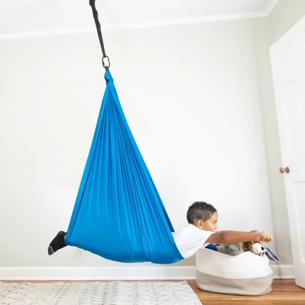 Harkla Compression Sensory Swing Blue Indoor Therapy 200 lb New Open Box
